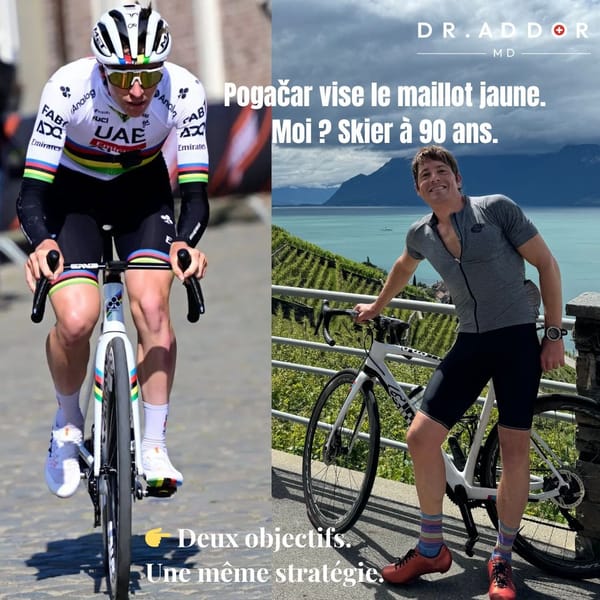 Entre performance extrême et longévité optimale : les secrets communs du cycliste de haut niveau et du médecin de la longévité